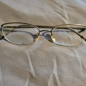Oliver Peoples Gold Glasses VINTAGE RX FRAMES